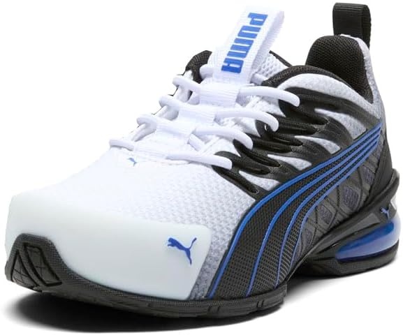 image:imagePUMA Kids Boys Voltaic Evo Vertical Fade Running Sneakers Shoes Black WhiteBlackwhitevivid Blue Ss25