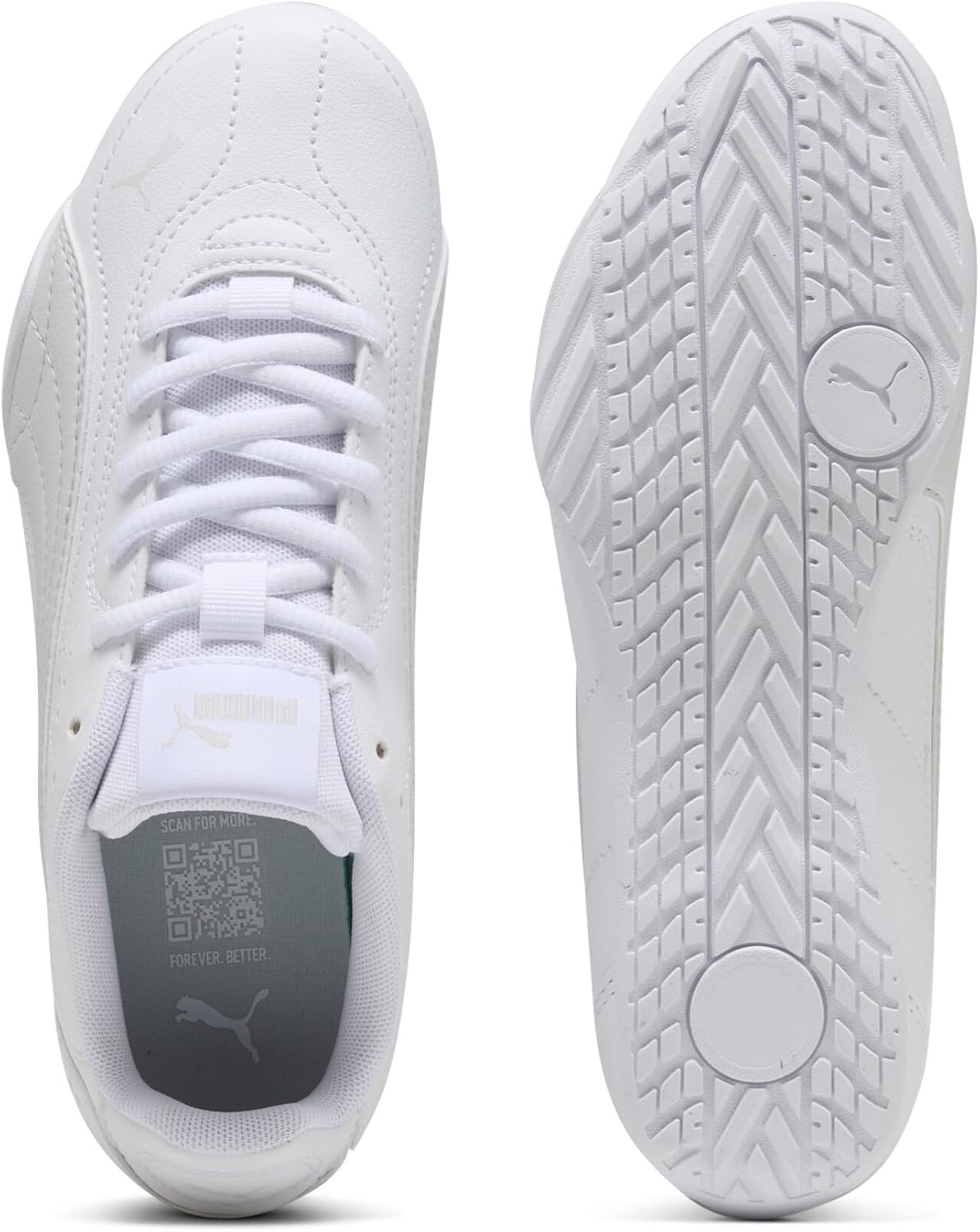 image:imagePUMA Kids Catch ShoesWhitefeather Gray Ah25