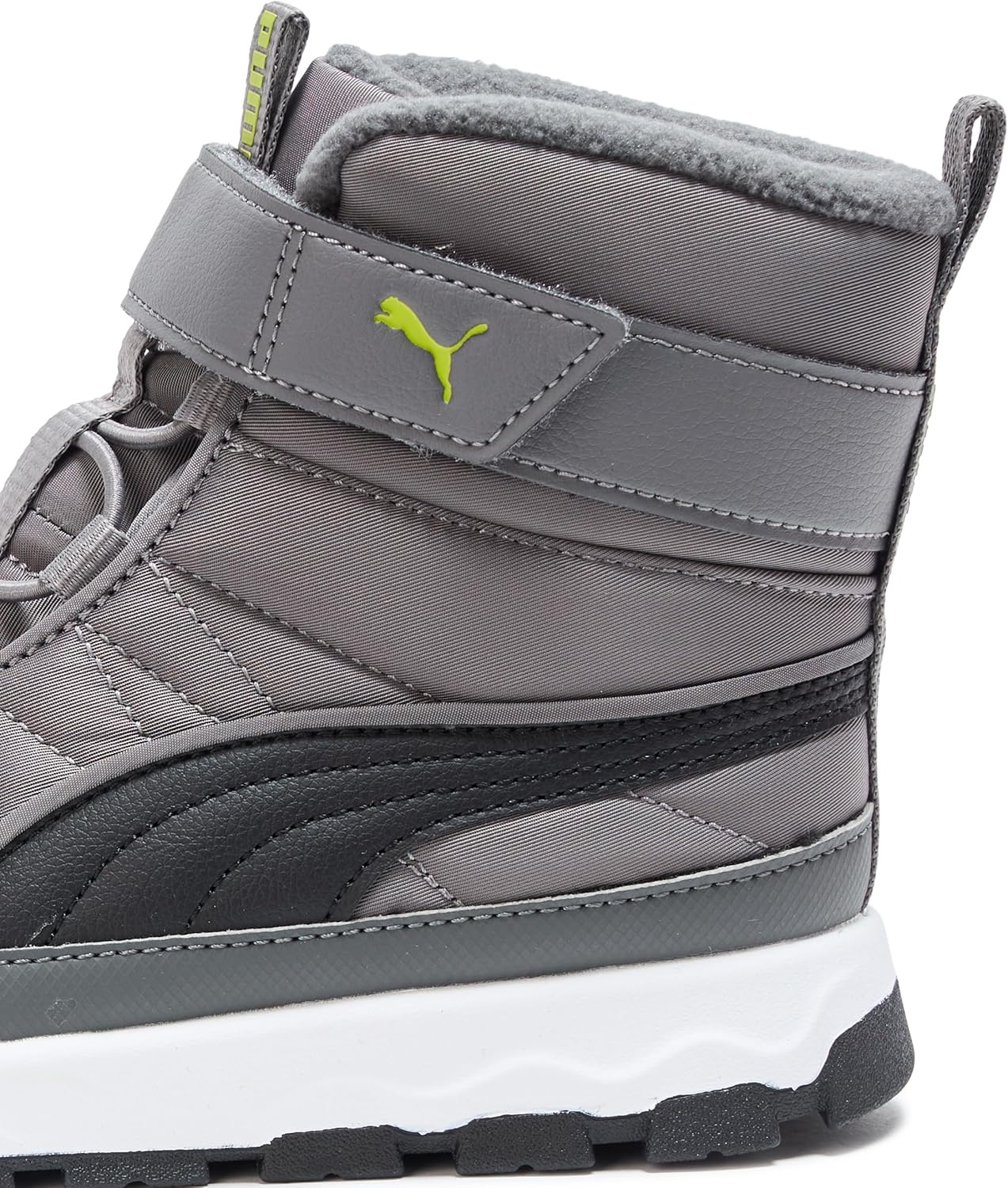 image:imagePUMA Kids Evolve Alternative Closure BootsCast Ironblacklime Smash Ah25