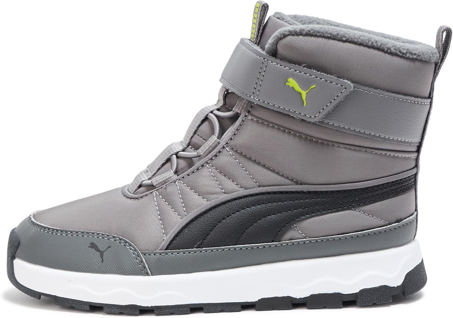 image:imagePUMA Kids Evolve Alternative Closure BootsCast Ironblacklime Smash Ah25