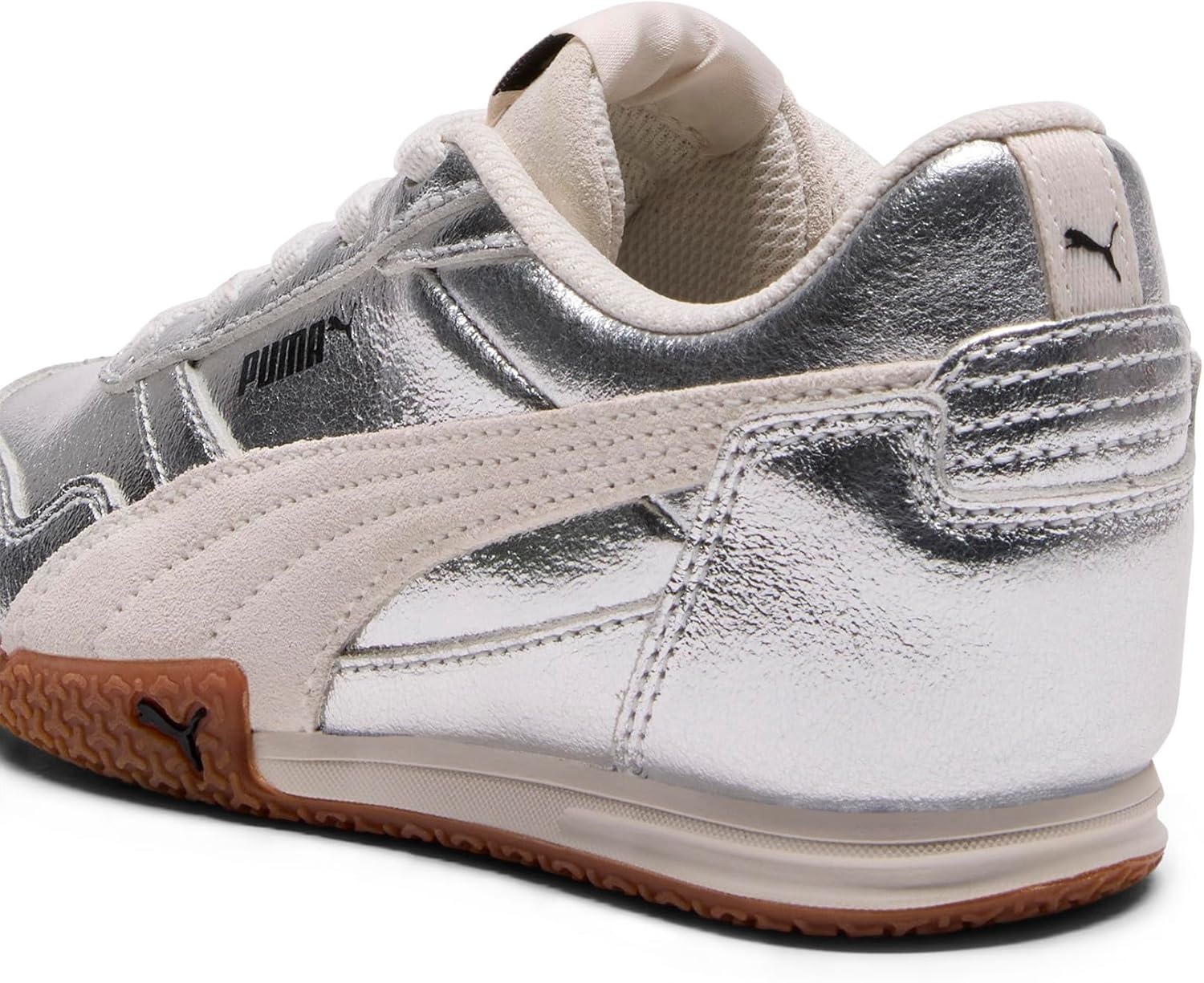image:imagePUMA Kids Girls Bella Donna Slip On Sneakers Shoes CasualPuma Silvervapor Graypuma Black
