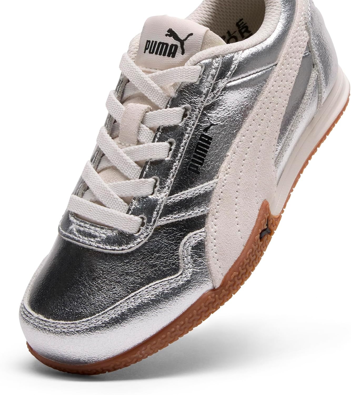 image:imagePUMA Kids Girls Bella Donna Slip On Sneakers Shoes CasualPuma Silvervapor Graypuma Black