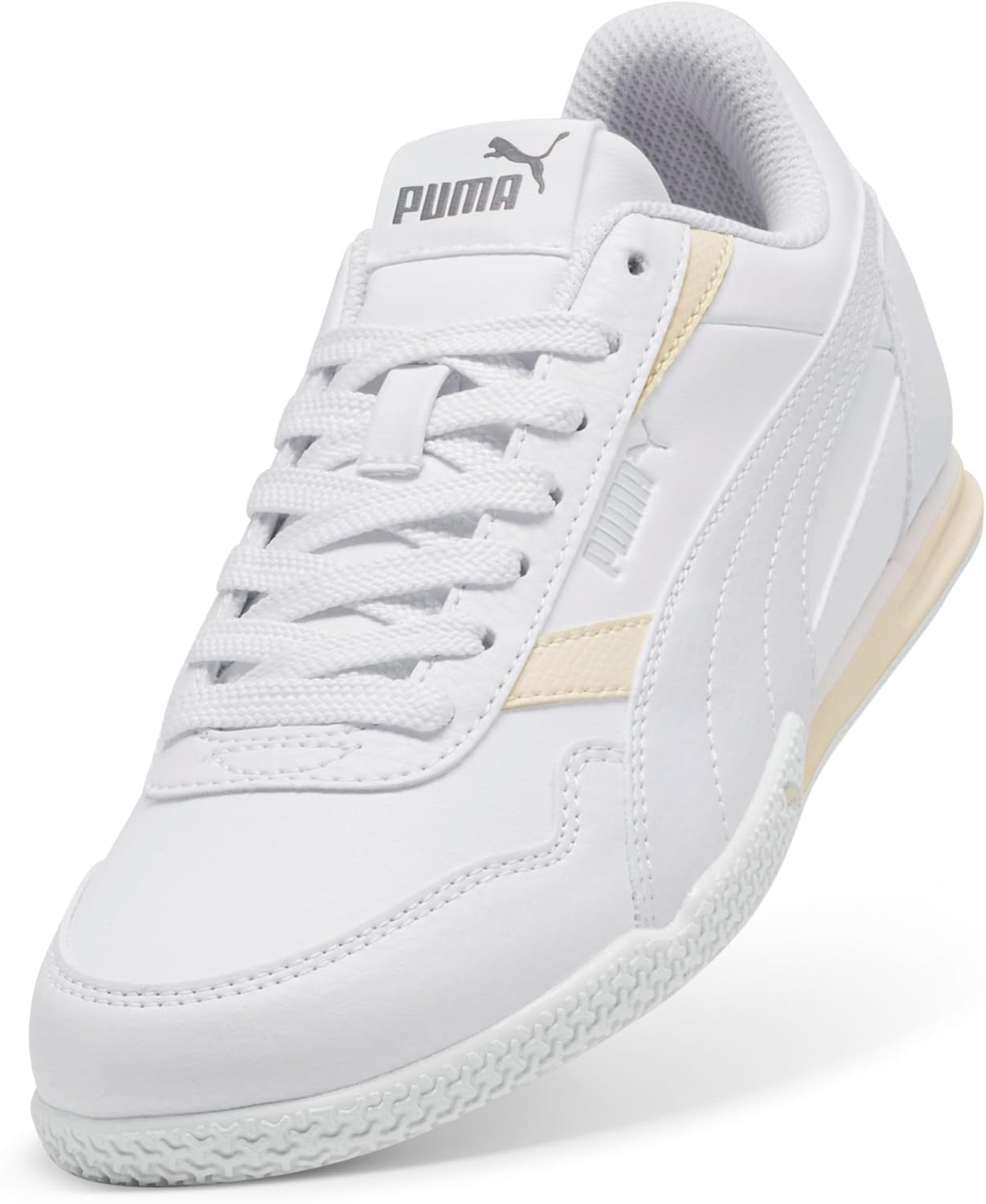 image:imagePUMA Kids Girls Bella Donna Slip On Sneakers Shoes CasualPuma Whitepuma Whitepuma Silver