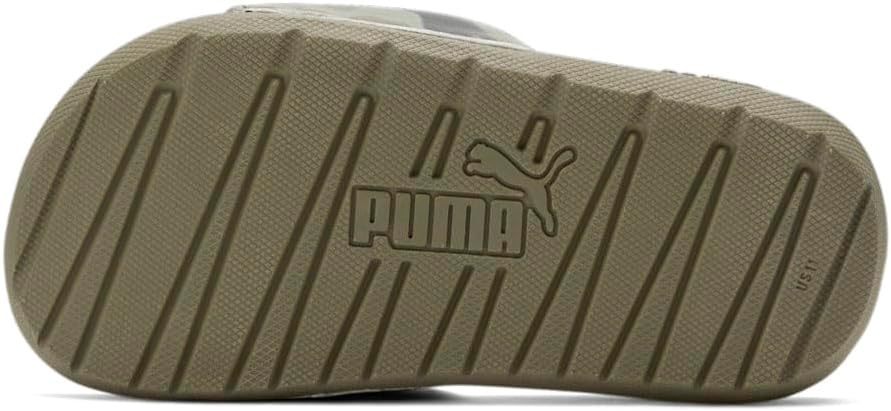 image:imagePUMA Kids Girls Cool Cat Irresistible Slide Casual Sandals CasualDark Olivepuma White