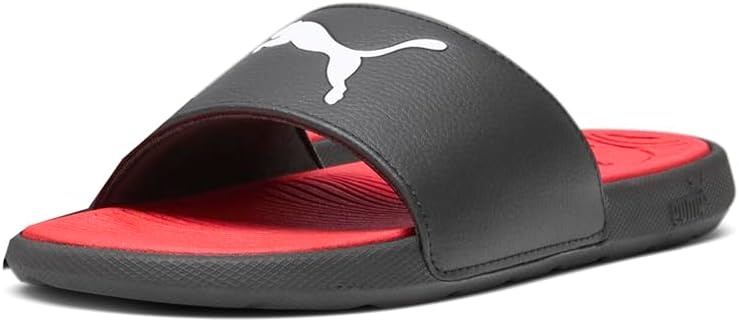 image:imagePUMA Kids Girls Cool Cat Irresistible Slide Casual Sandals CasualPuma Blackpuma Whitefor All Time Red