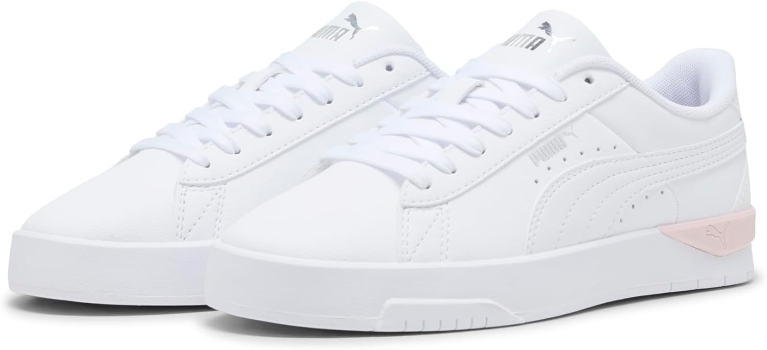 image:imagePUMA Kids Girls Jada Classic Holo 20 Sneakers Shoes Casual WhitePuma Whitemauve Mistpuma Silver