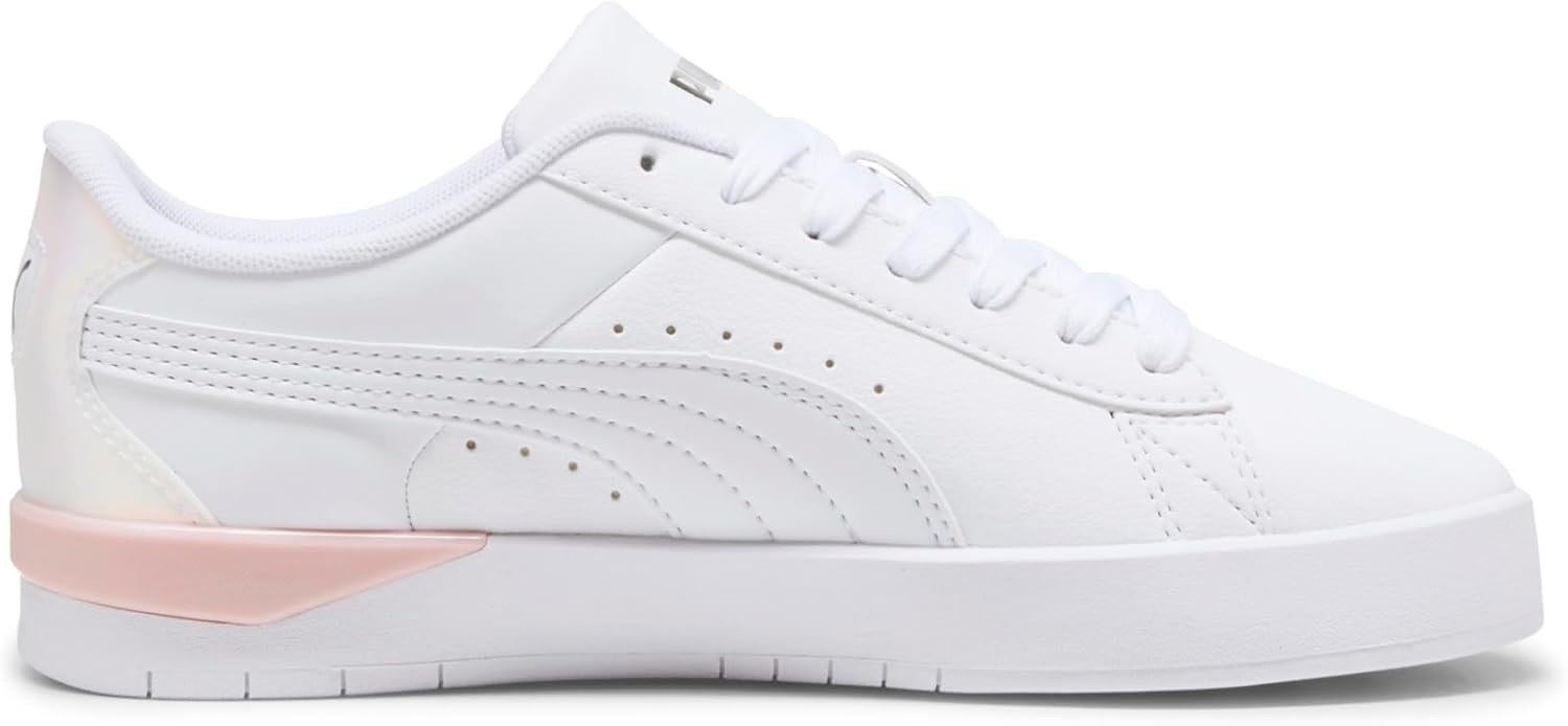 image:imagePUMA Kids Girls Jada Classic Holo 20 Sneakers Shoes Casual WhitePuma Whitemauve Mistpuma Silver