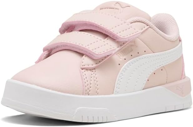 image:imagePUMA Kids Girls Jada Classic V Slip On Sneakers Shoes Casual WhiteMauve Mistwhite Ah25