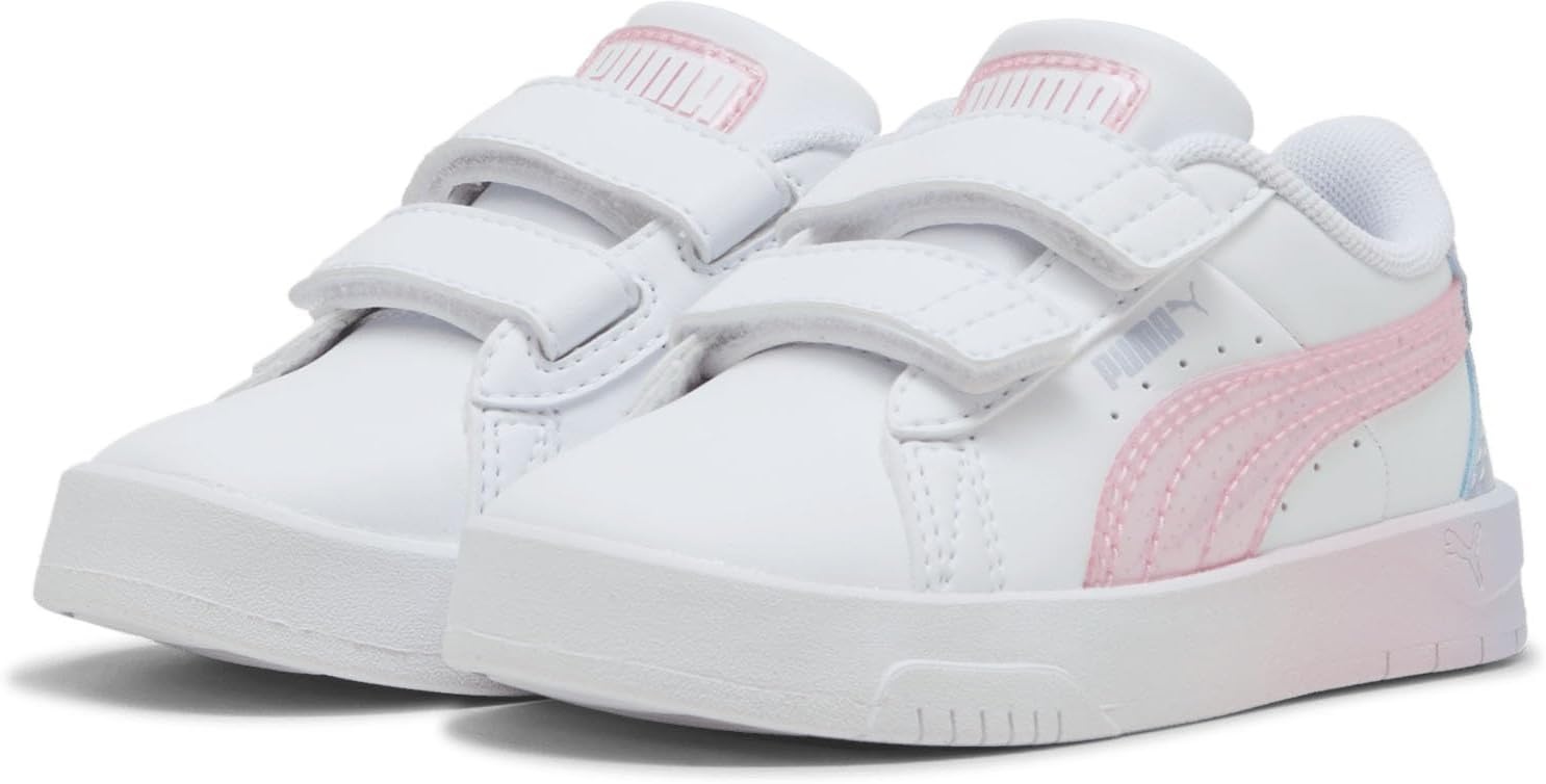 image:imagePUMA Kids Girls Jada Classic V Slip On Sneakers Shoes Casual WhiteWhiteCool WeatherRose Mauve