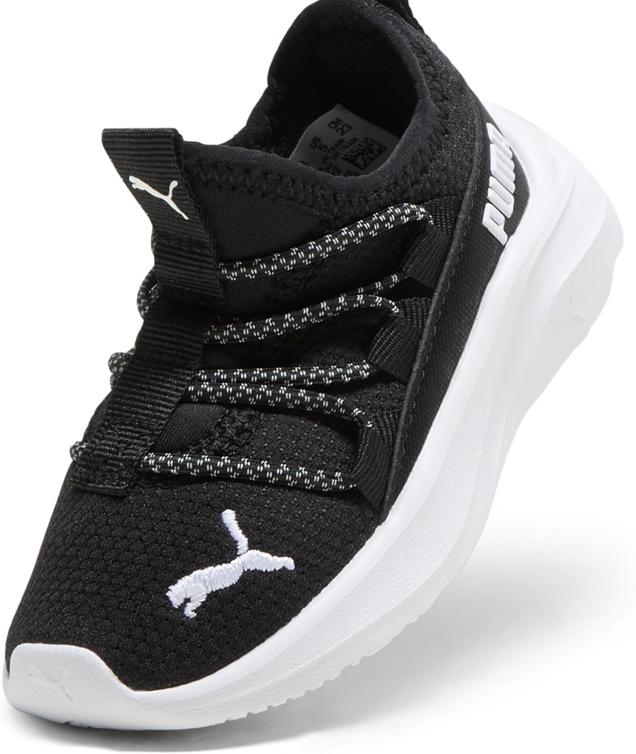 image:imagePUMA Kids Girls One4all Slip On Sneakers Shoes Casual PinkBlackWhite