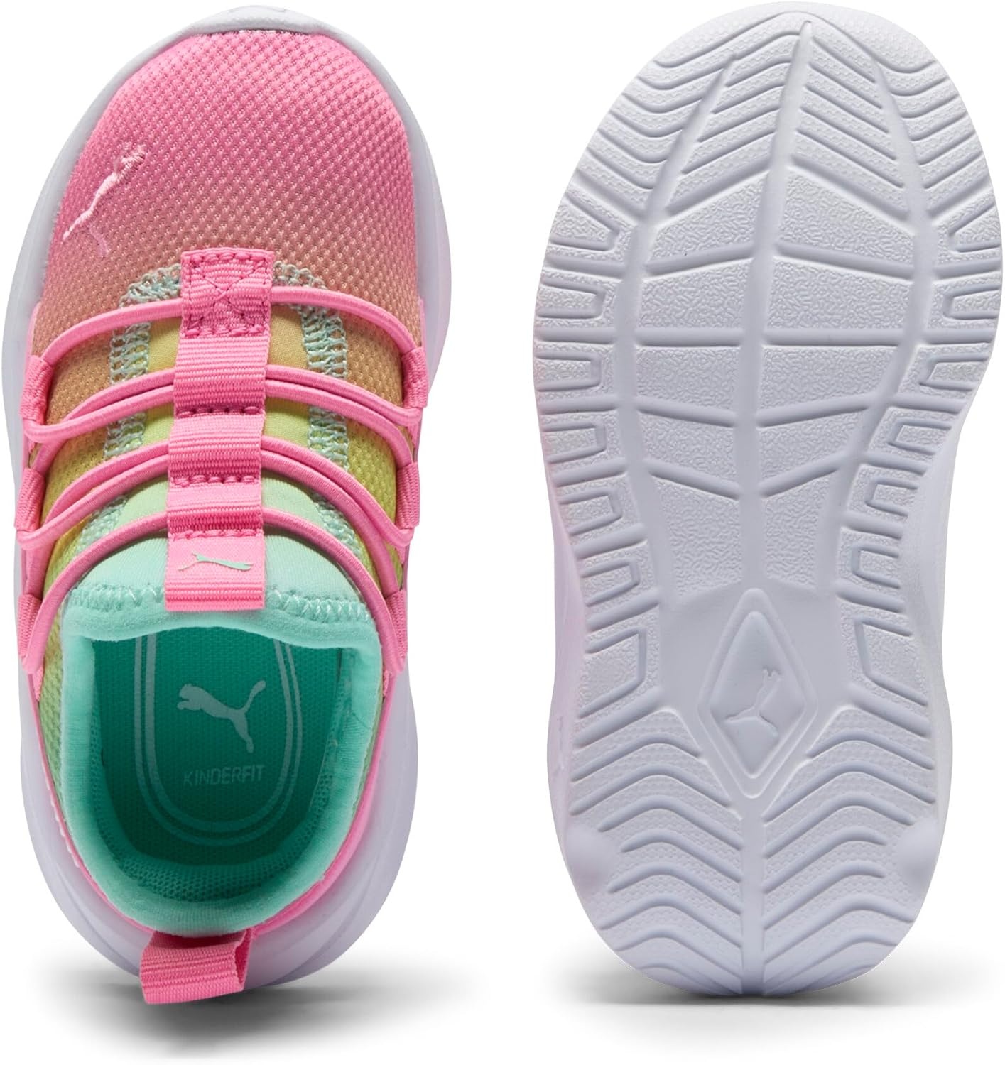 image:imagePUMA Kids Girls One4all Slip On Sneakers Shoes Casual PinkFast Pinkmint