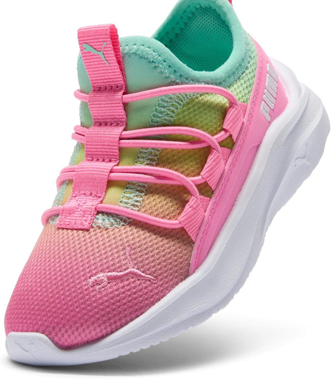 image:imagePUMA Kids Girls One4all Slip On Sneakers Shoes Casual PinkFast Pinkmint
