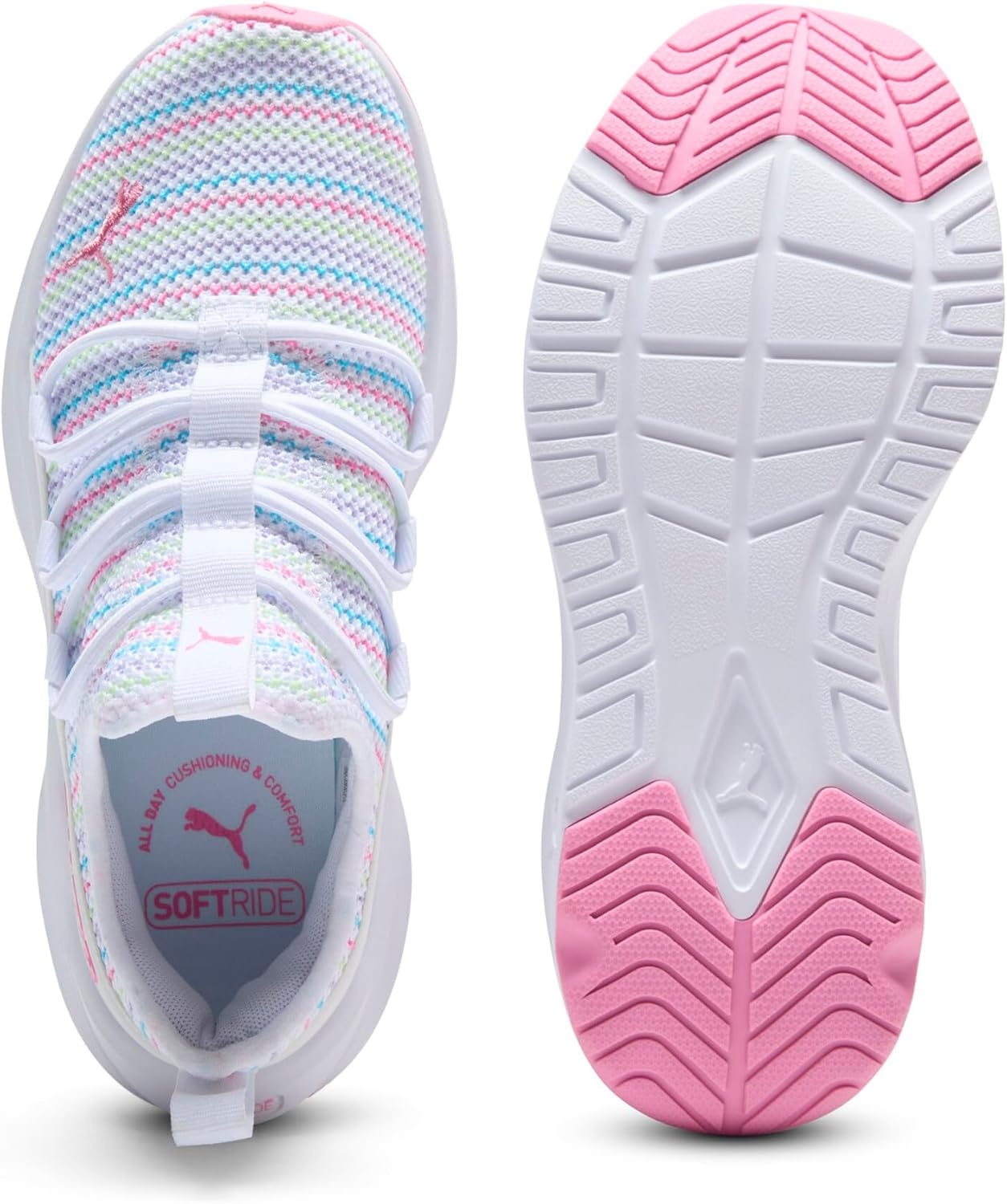 image:imagePUMA Kids Girls One4all Slip On Sneakers Shoes Casual PinkPink