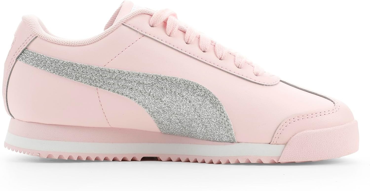 image:imagePUMA Kids Roma Shoes Big KidWhisp of Pinkpuma Whitepuma Silver