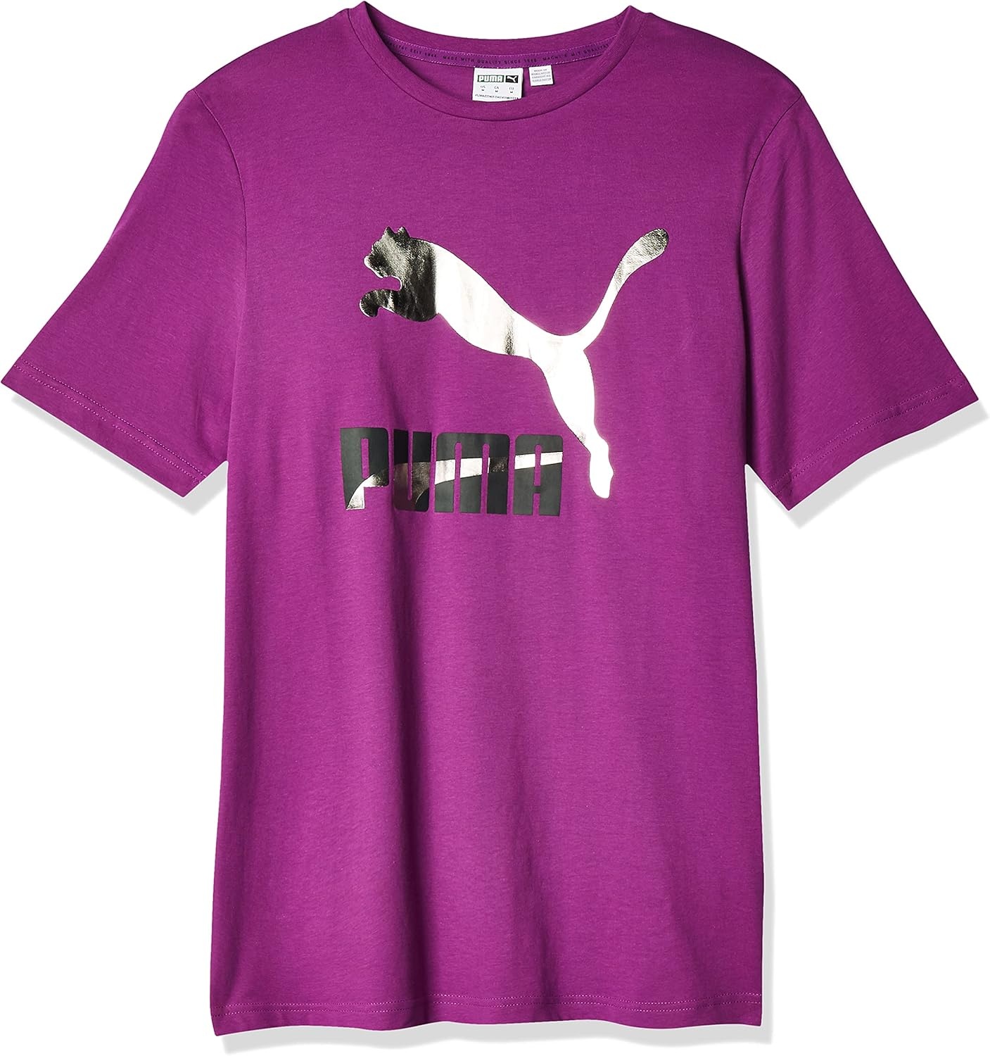image:imagePUMA Mens Essentials Logo Crew Neck Short Sleeve Casual Tops CasualByzantium