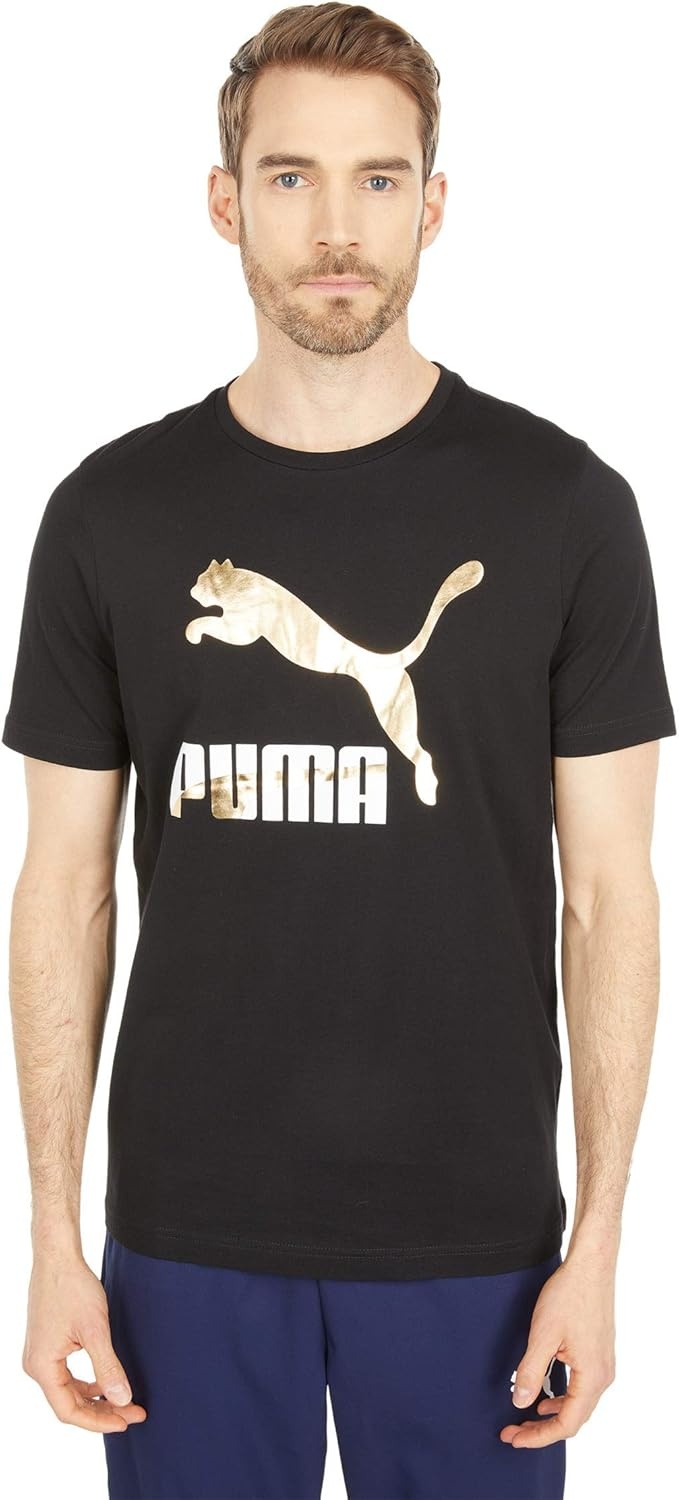 image:imagePUMA Mens Essentials Logo Crew Neck Short Sleeve Casual Tops CasualLogoBlack 10