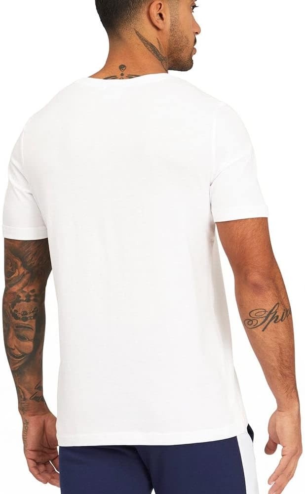 image:imagePUMA Mens Essentials Logo Crew Neck Short Sleeve Casual Tops CasualLogoWhite 10