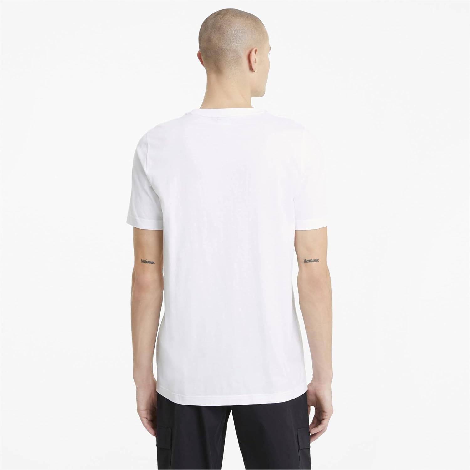 image:imagePUMA Mens Essentials Logo Crew Neck Short Sleeve Casual Tops CasualPuma White