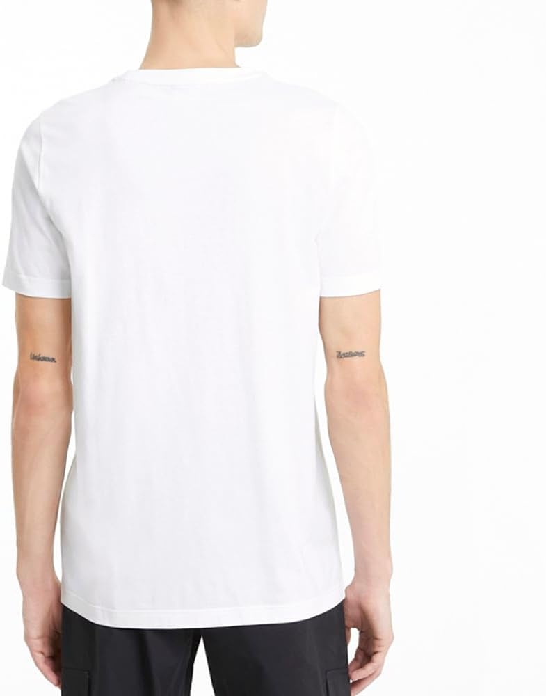 image:imagePUMA Mens Essentials Logo Crew Neck Short Sleeve Casual Tops CasualPuma White