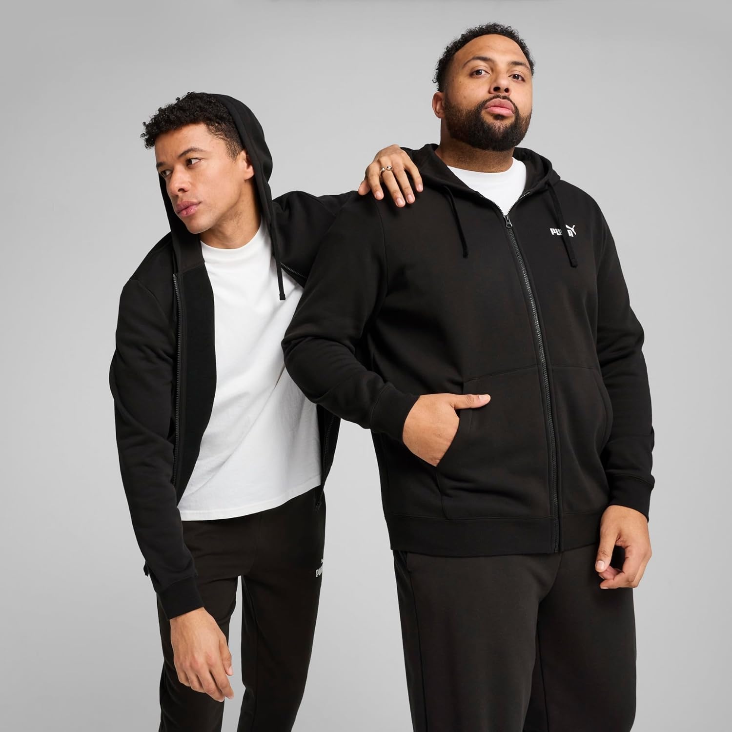 image:imagePUMA Mens Essentials No 1 Logo Hoodie Athletic Outerwear CasualPuma Black