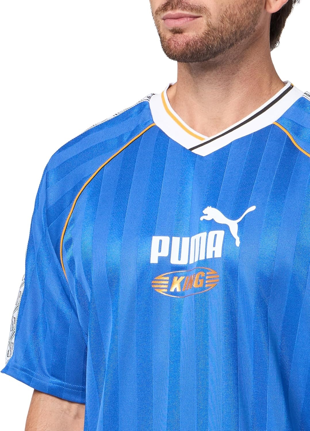 image:imagePUMA Mens King Relaxed V Neck Short Sleeve Replica Jersey CasualBlue