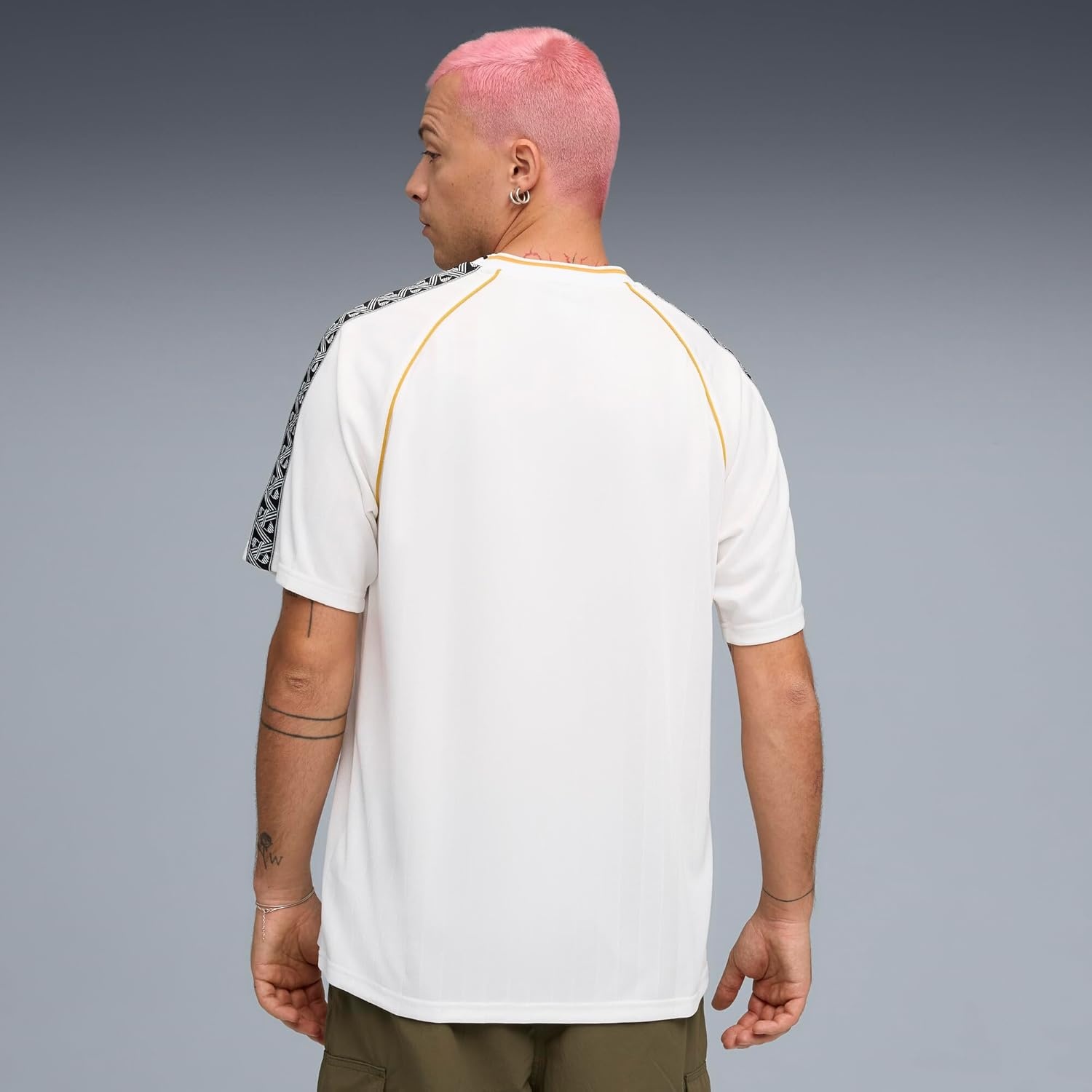 image:imagePUMA Mens King Relaxed V Neck Short Sleeve Replica Jersey CasualWhite Ah25