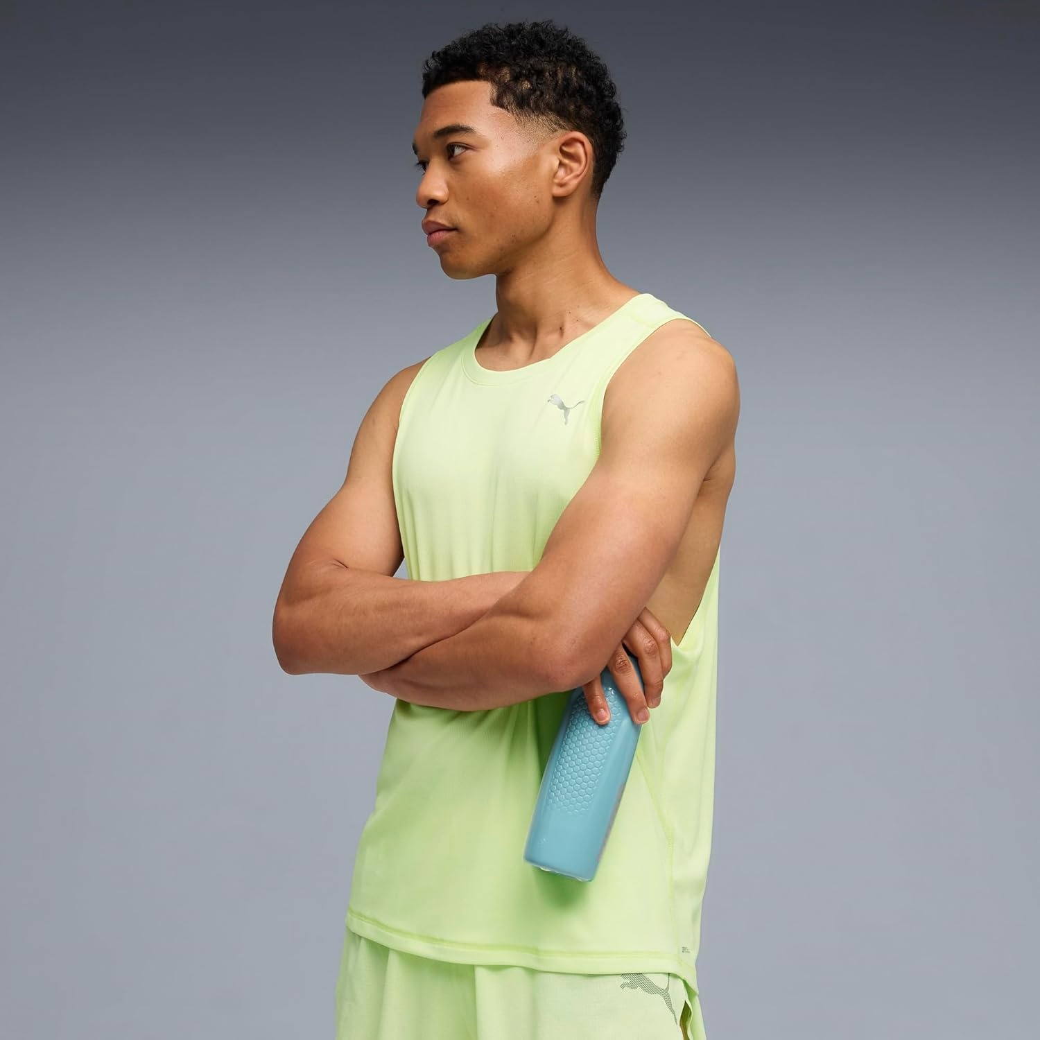 image:imagePUMA Mens Run Velocity Tank Apple Spritz SS26 XXLargearge M Run Velocity Tank Poly