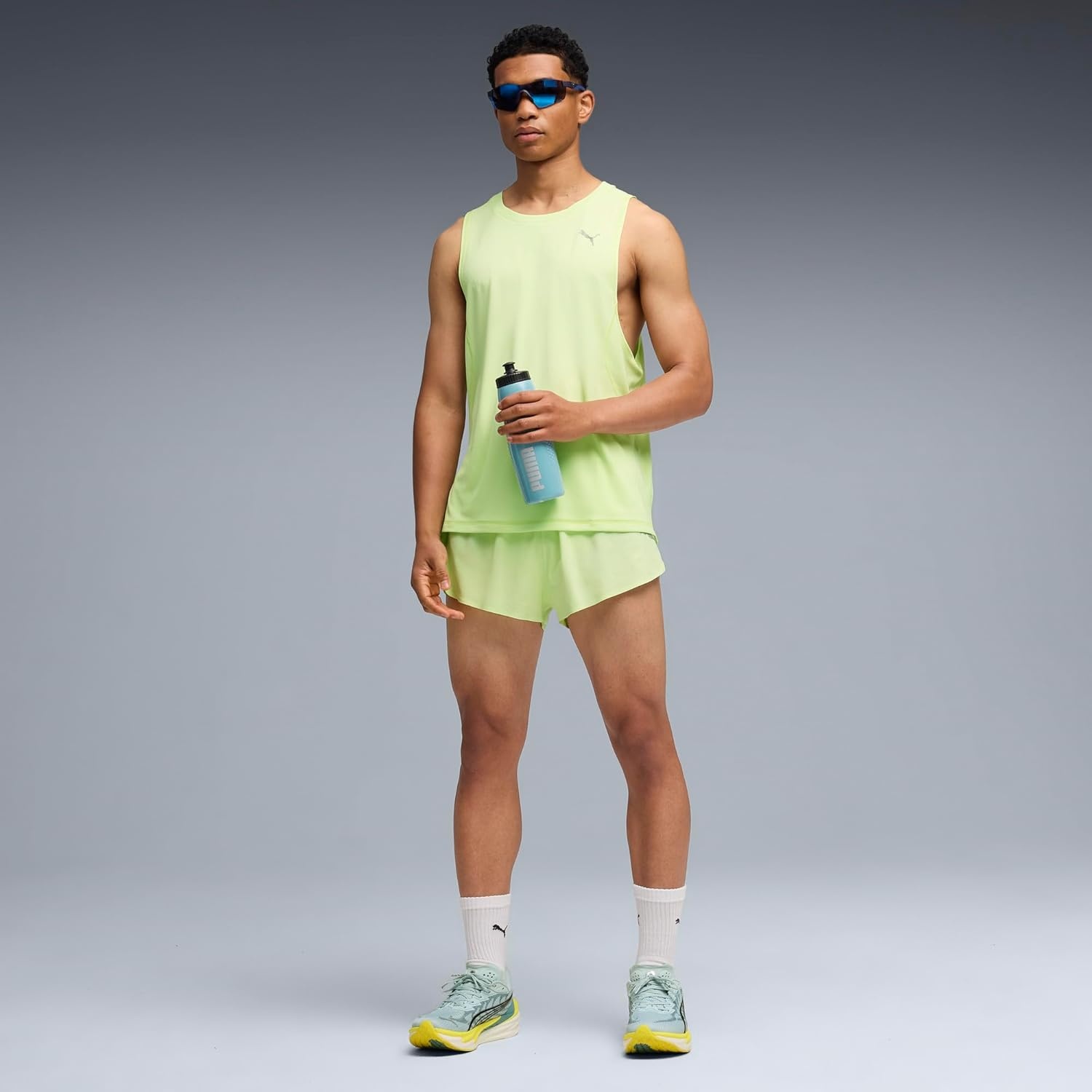 image:imagePUMA Mens Run Velocity Tank Apple Spritz SS26 XXLargearge M Run Velocity Tank Poly