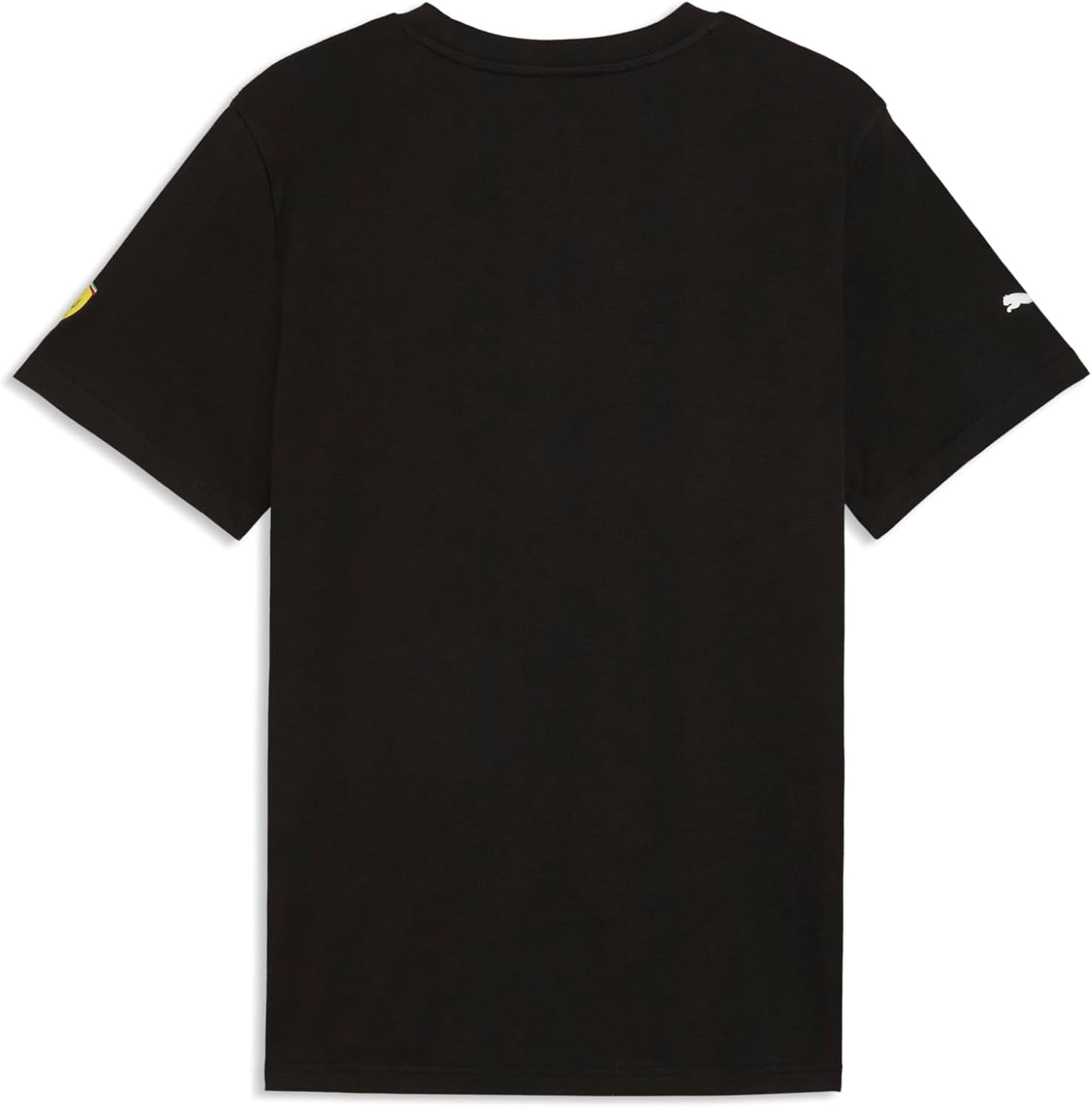 image:imagePUMA Mens Scuderia Ferrari Tonal Shield Graphic Crew Neck Short Sleeve Casual Tops Casual BlackBlack