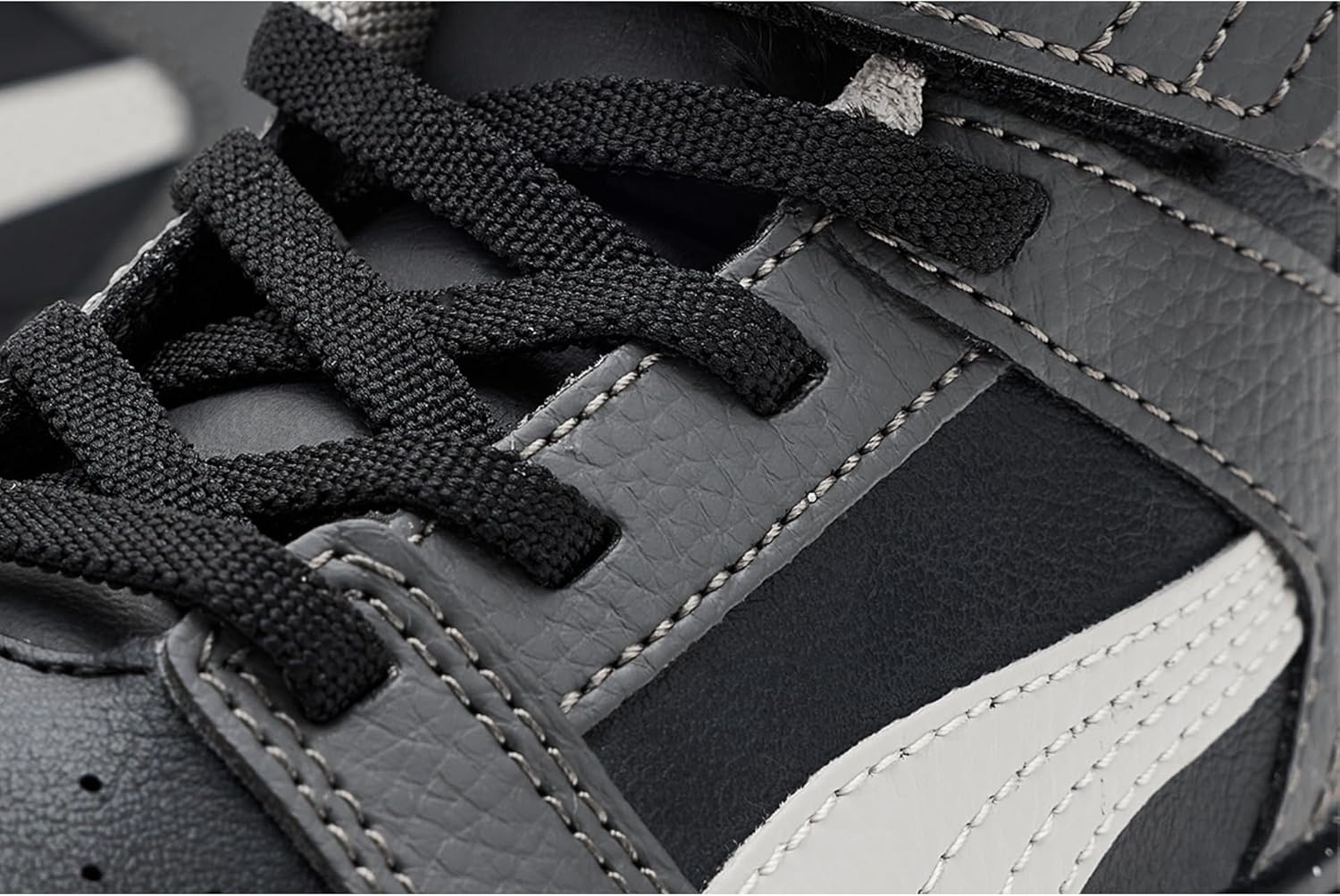 image:imagePUMA Toddler Boys Rebound Layup Lo Lace Up Sneakers Shoes Casual Blue WhiteCool Dark Graycool Light Graypuma Blackpuma White
