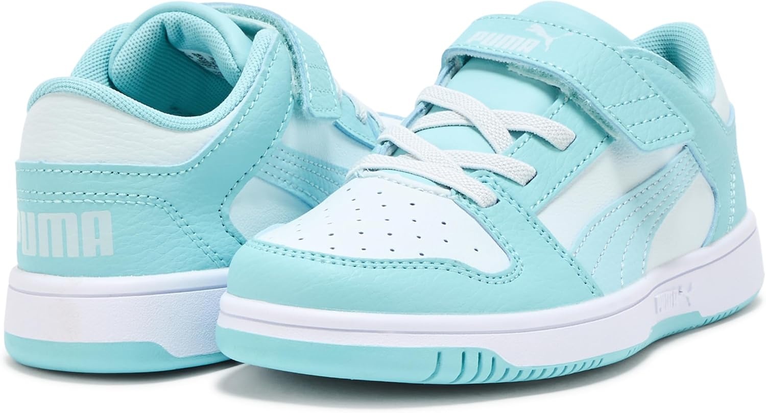 image:imagePUMA Toddler Boys Rebound Layup Lo Lace Up Sneakers Shoes Casual Blue WhiteSafe Lakelight Aquadewdrop Ss25