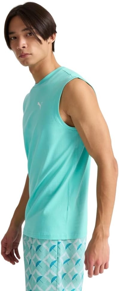 image:imagePUMA Womens Essentials No1 Logo Crew Neck Tank Casual Tops Casual BlueBlue
