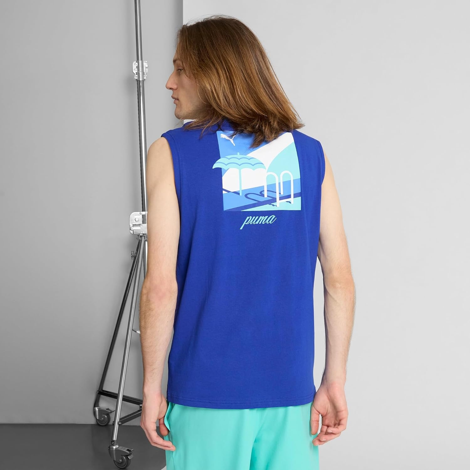 image:imagePUMA Womens Essentials No1 Logo Crew Neck Tank Casual Tops Casual BlueVivid Blue Ss25