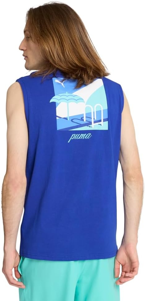 image:imagePUMA Womens Essentials No1 Logo Crew Neck Tank Casual Tops Casual BlueVivid Blue Ss25