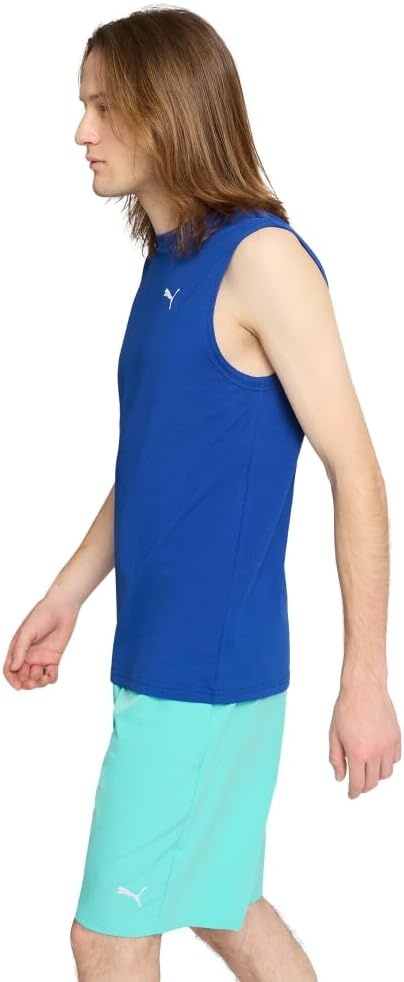 image:imagePUMA Womens Essentials No1 Logo Crew Neck Tank Casual Tops Casual BlueVivid Blue Ss25
