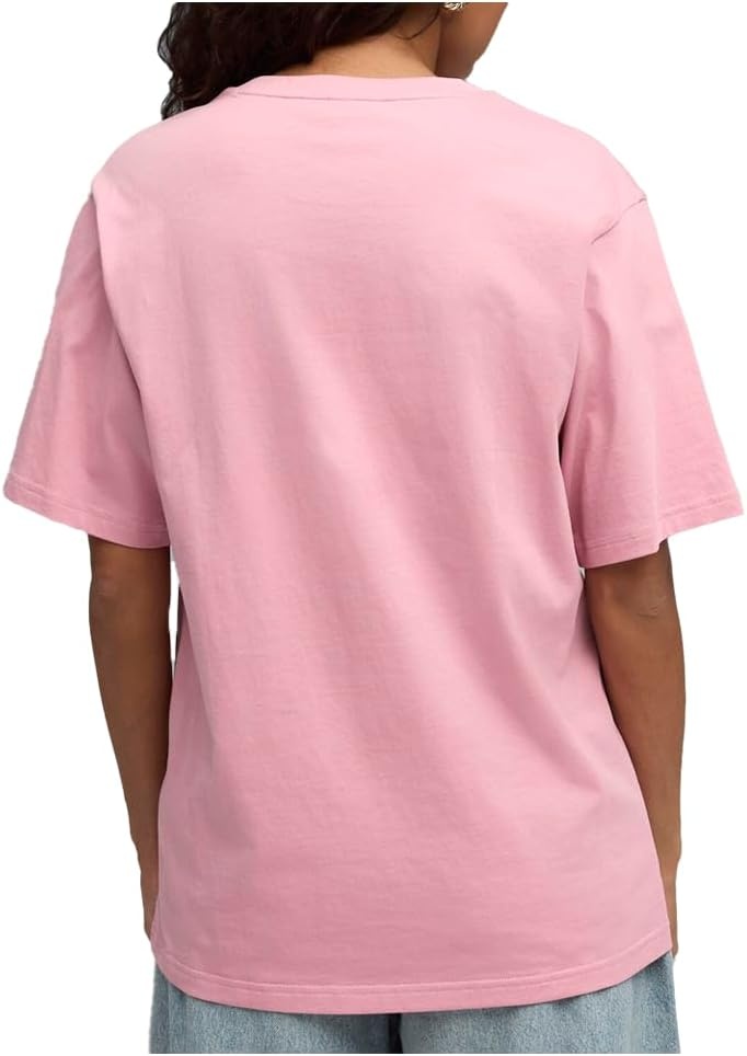 image:imagePUMA Womens Graphic Fest Relaxed Crew Neck Short Sleeve Casual Tops Casual BlackPink