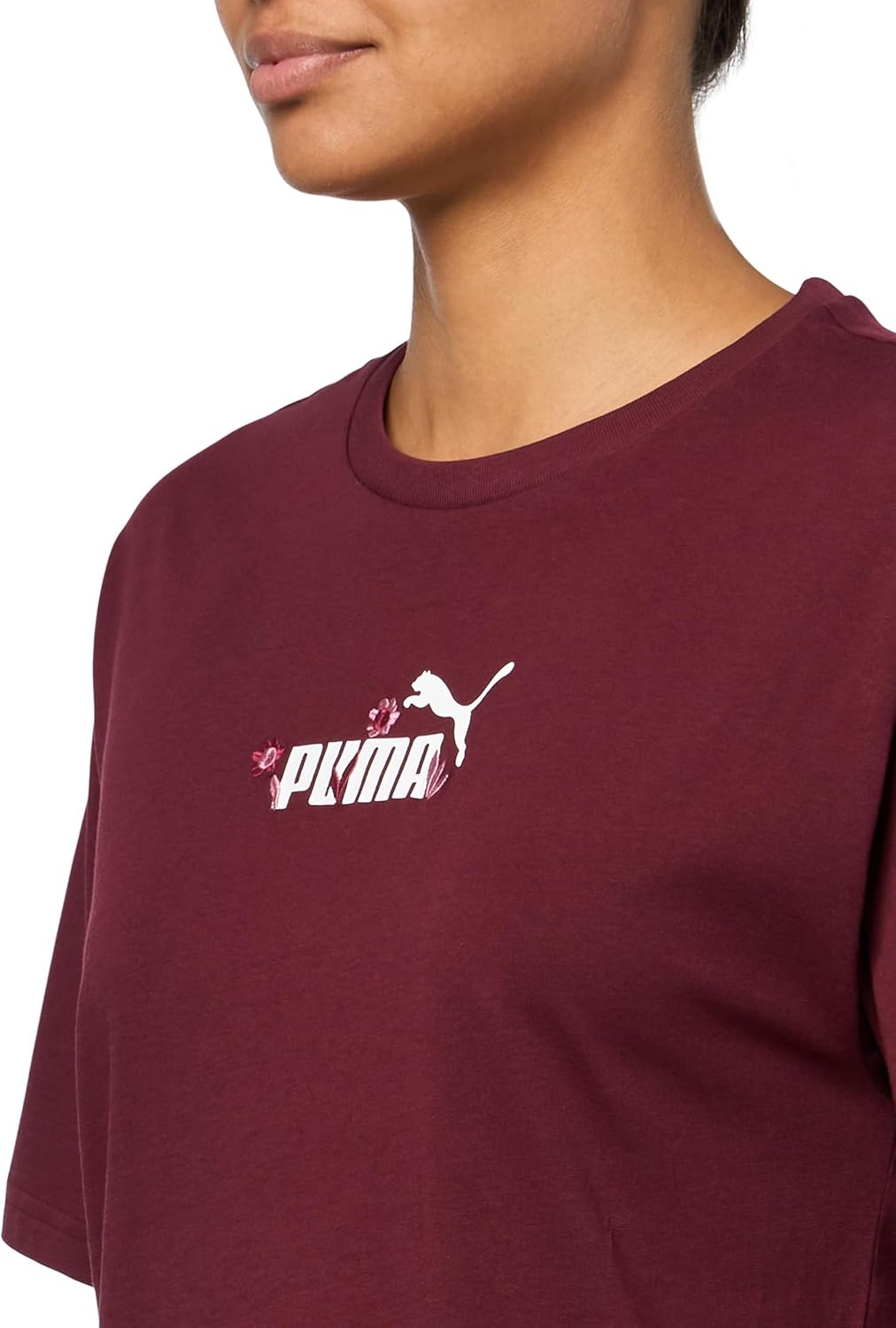 image:imagePUMA Womens Graphic TShirtRuby Shimmer Nature Ah25