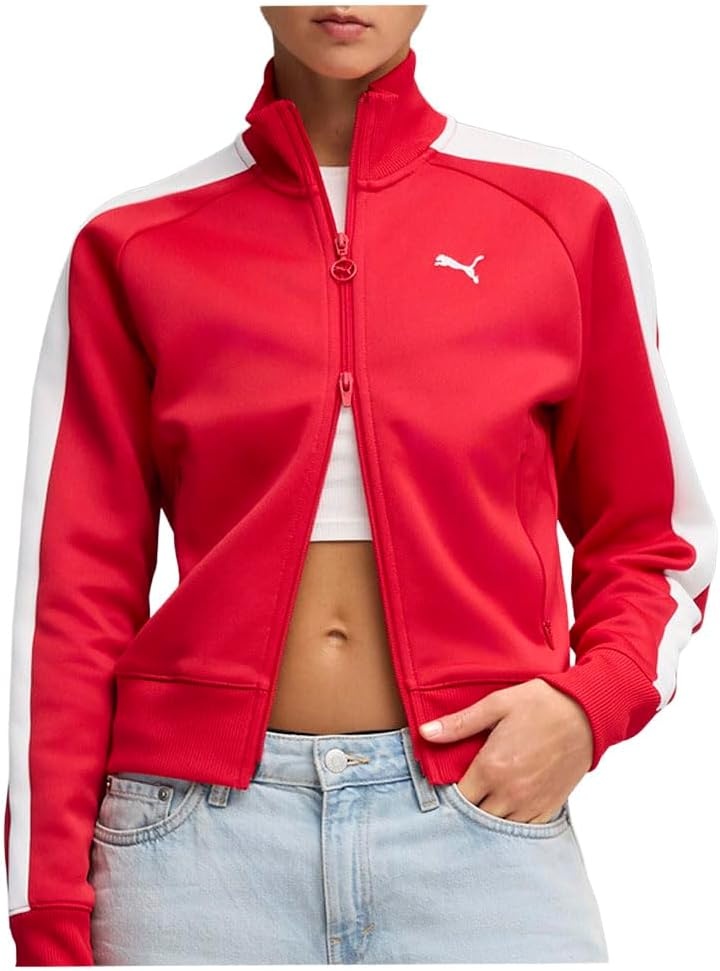 image:imagePUMA Womens T7 Always On Short Athletic Outerwear Casual BlackFor All Time Red