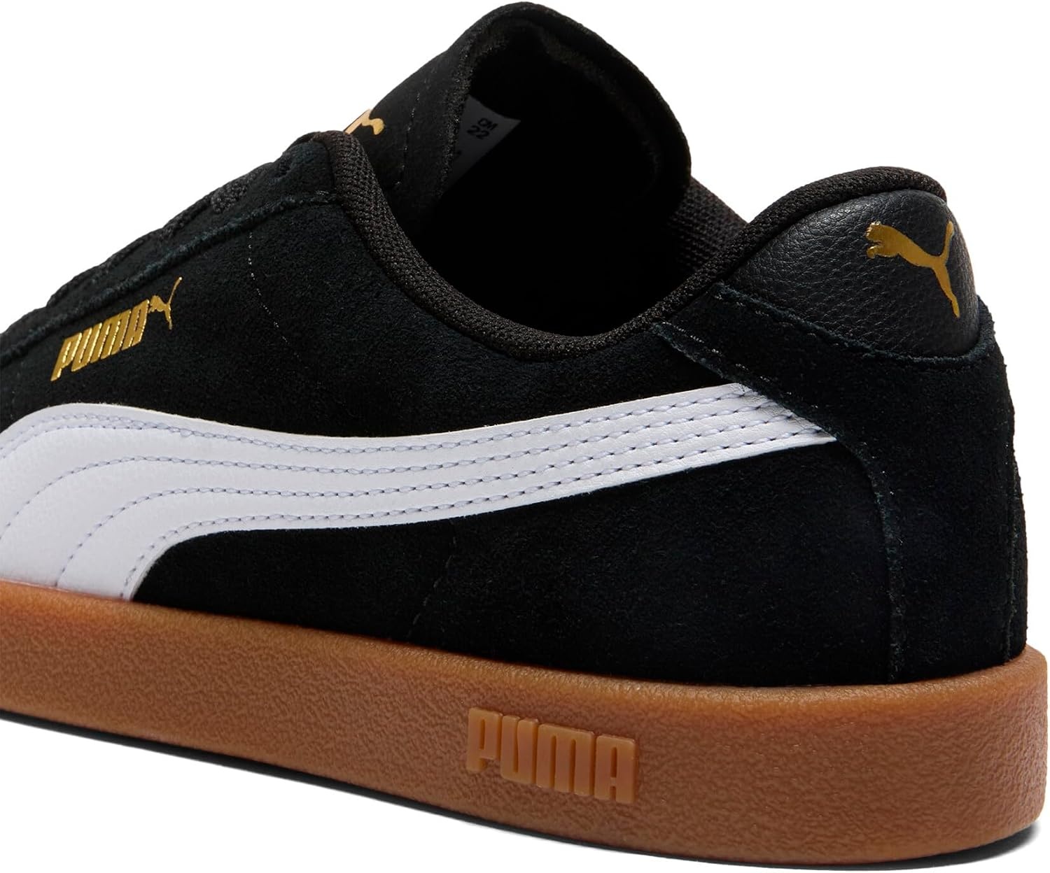 image:imagePuma Kids Club II Era ShoesBlackwhitegoldgum Ah25