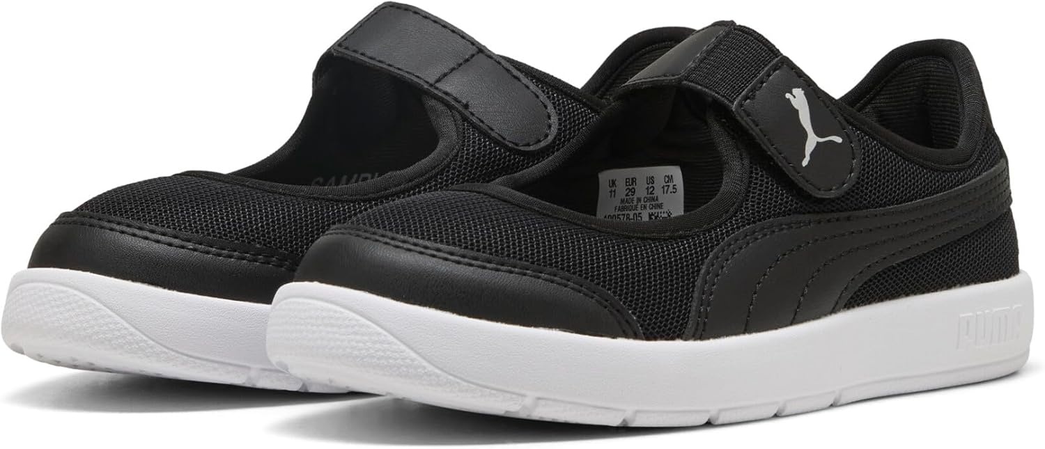 image:imagePuma Kids Courtflex Hook and Loop ShoesBlackblack Ah25