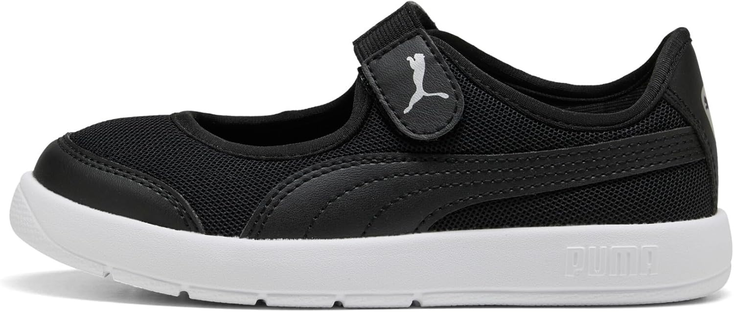 image:imagePuma Kids Courtflex Hook and Loop ShoesBlackblack Ah25