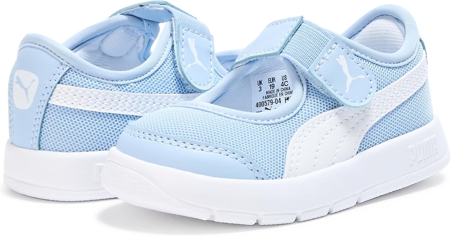 image:imagePuma Kids Courtflex Hook and Loop ShoesHaute Tropicwhite Ah25