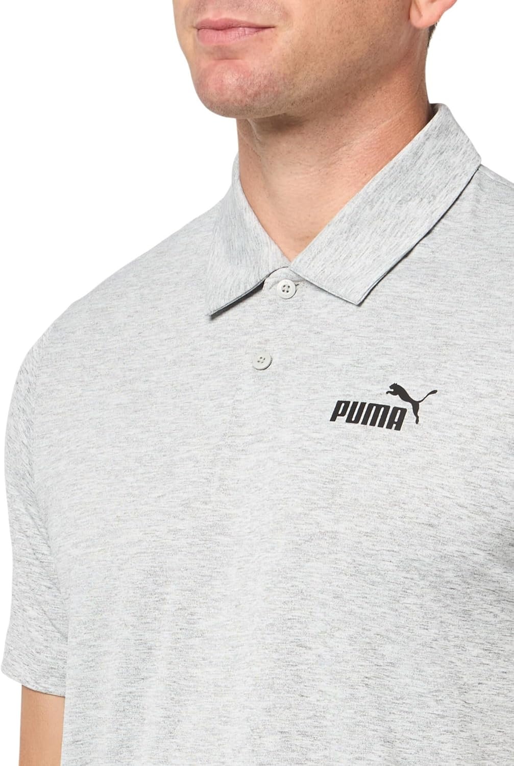 image:imagePuma Mens Essentials All in Polo Available in Big amp TallLight Gray Heather