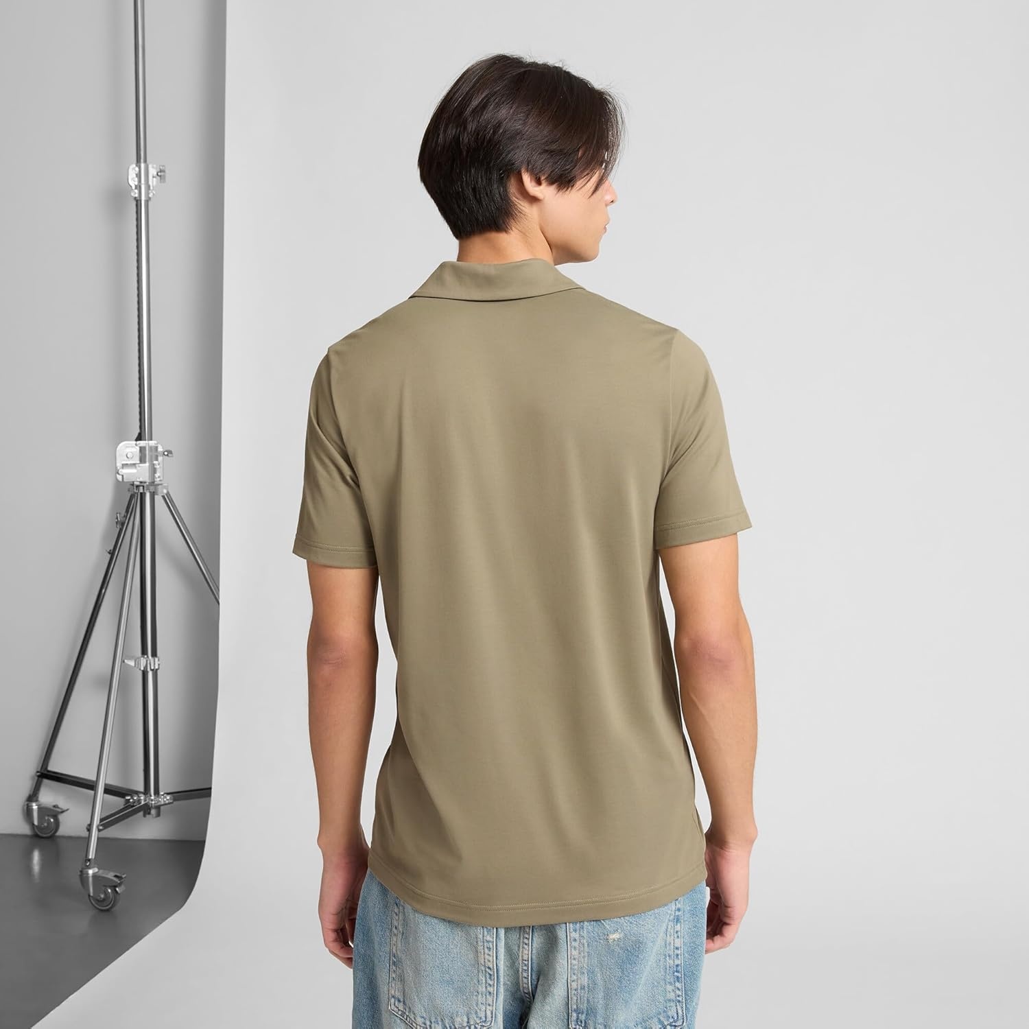 image:imagePuma Mens Essentials All in Polo Available in Big amp TallVelvet Moss Ss25