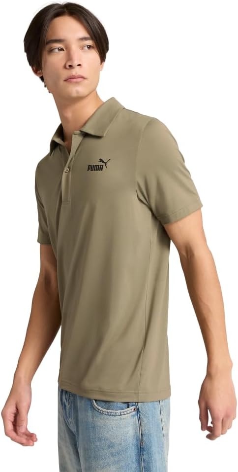 image:imagePuma Mens Essentials All in Polo Available in Big amp TallVelvet Moss Ss25