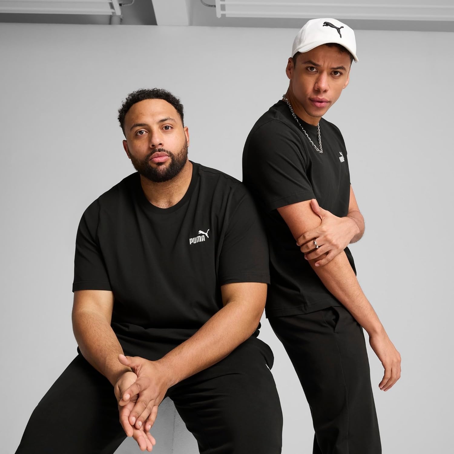 image:imagePuma Mens Essentials Small Logo TShirtPuma Black
