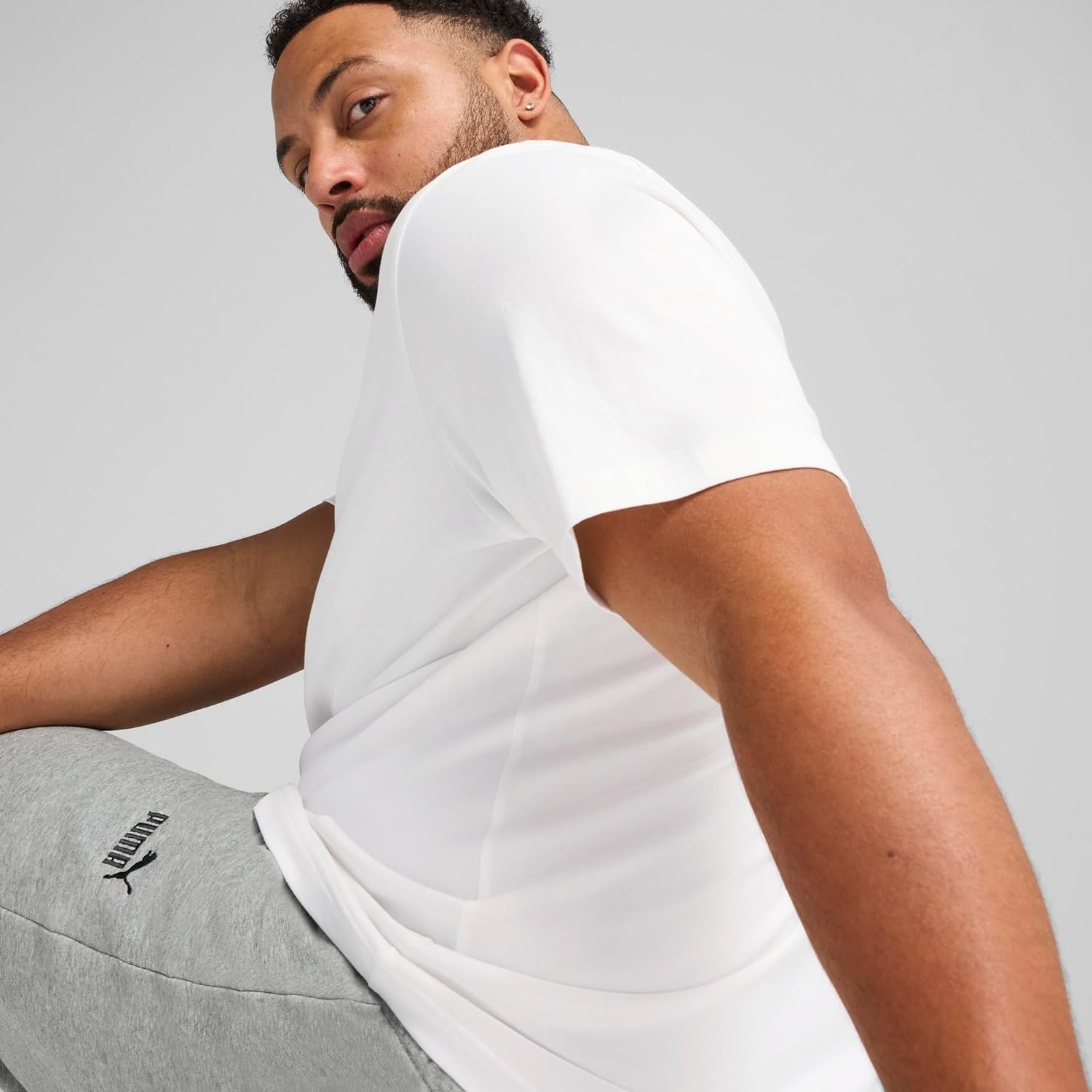 image:imagePuma Mens Essentials Small Logo TShirtPuma White
