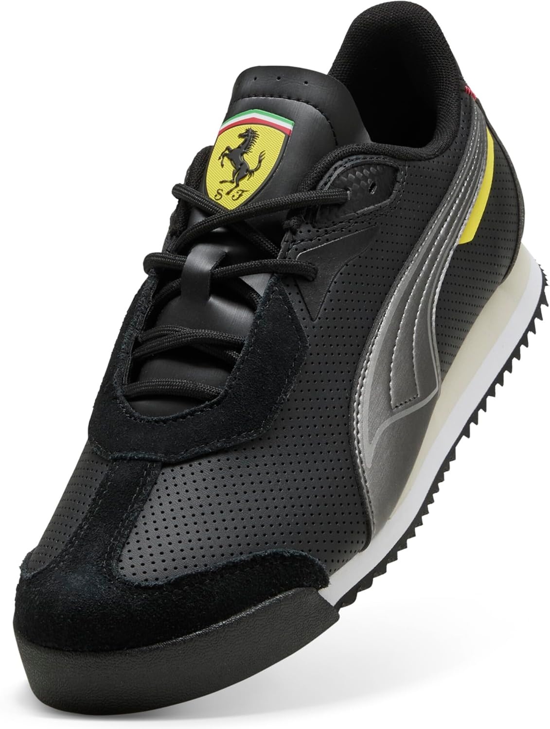 image:imagePuma Mens Scuderia Ferrari Roma ShoesBlackaged Silver Ah25