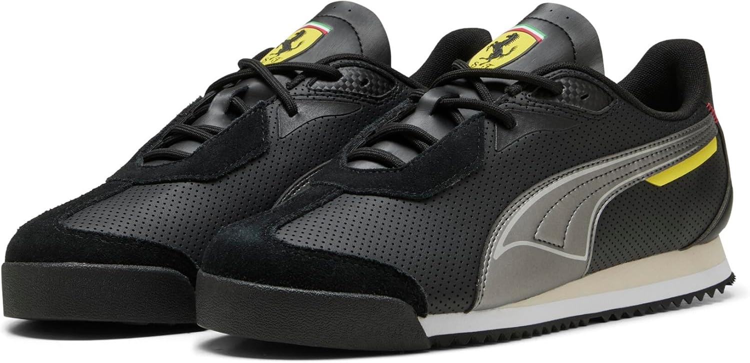 image:imagePuma Mens Scuderia Ferrari Roma ShoesBlackaged Silver Ah25