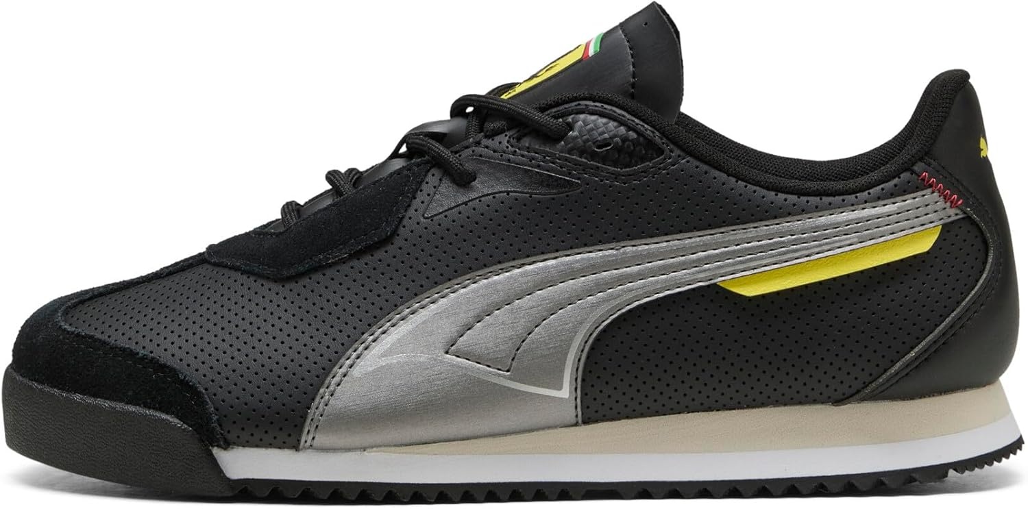 image:imagePuma Mens Scuderia Ferrari Roma ShoesBlackaged Silver Ah25